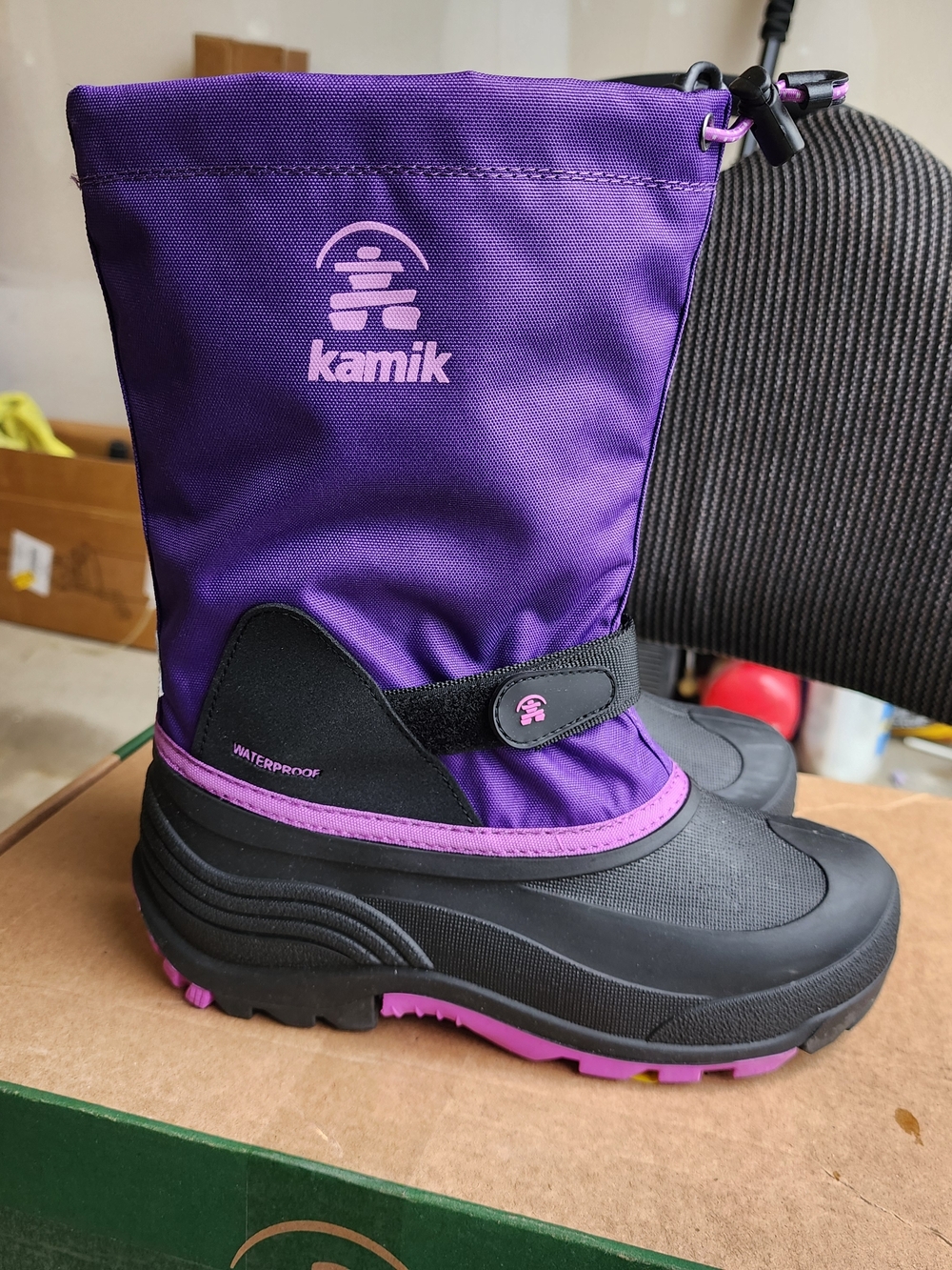 Kamik Purple Waterproof Winter Boots Size Y6